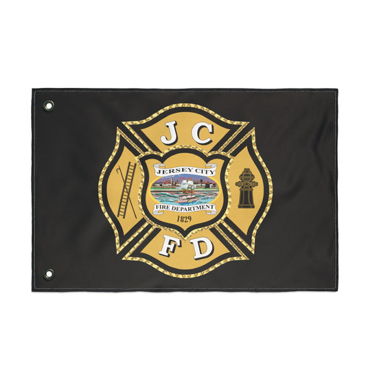 Jersey City Fire Department Double-Sided Flag
