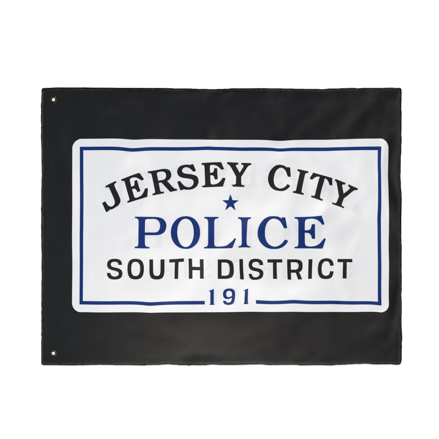 Jersey City Police South District Double-Sided Flag