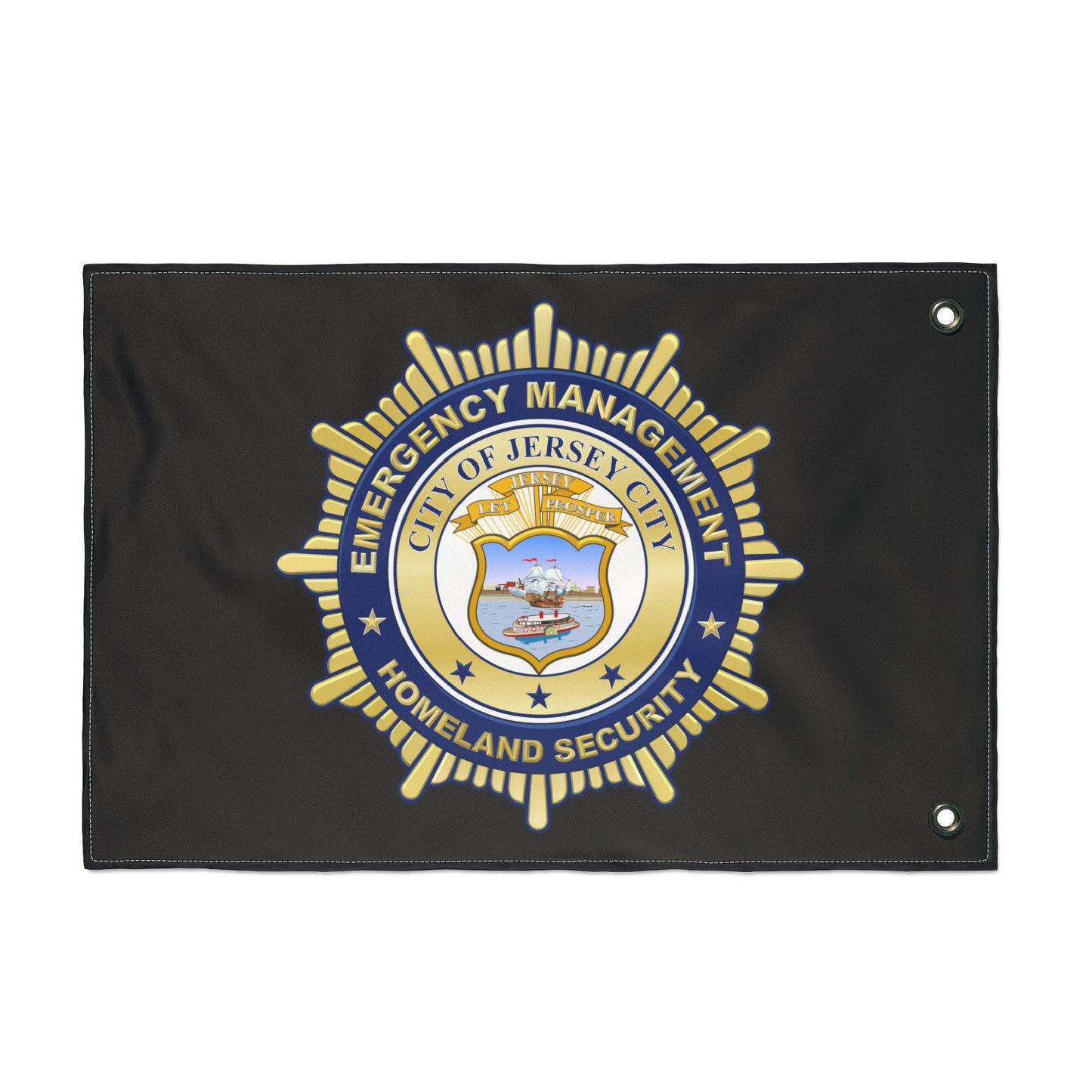 Jersey City Emergency Management Double-Sided Flag