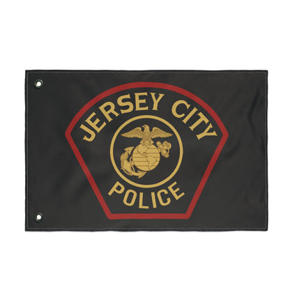 Jersey City Police Marines Double-Sided Flag