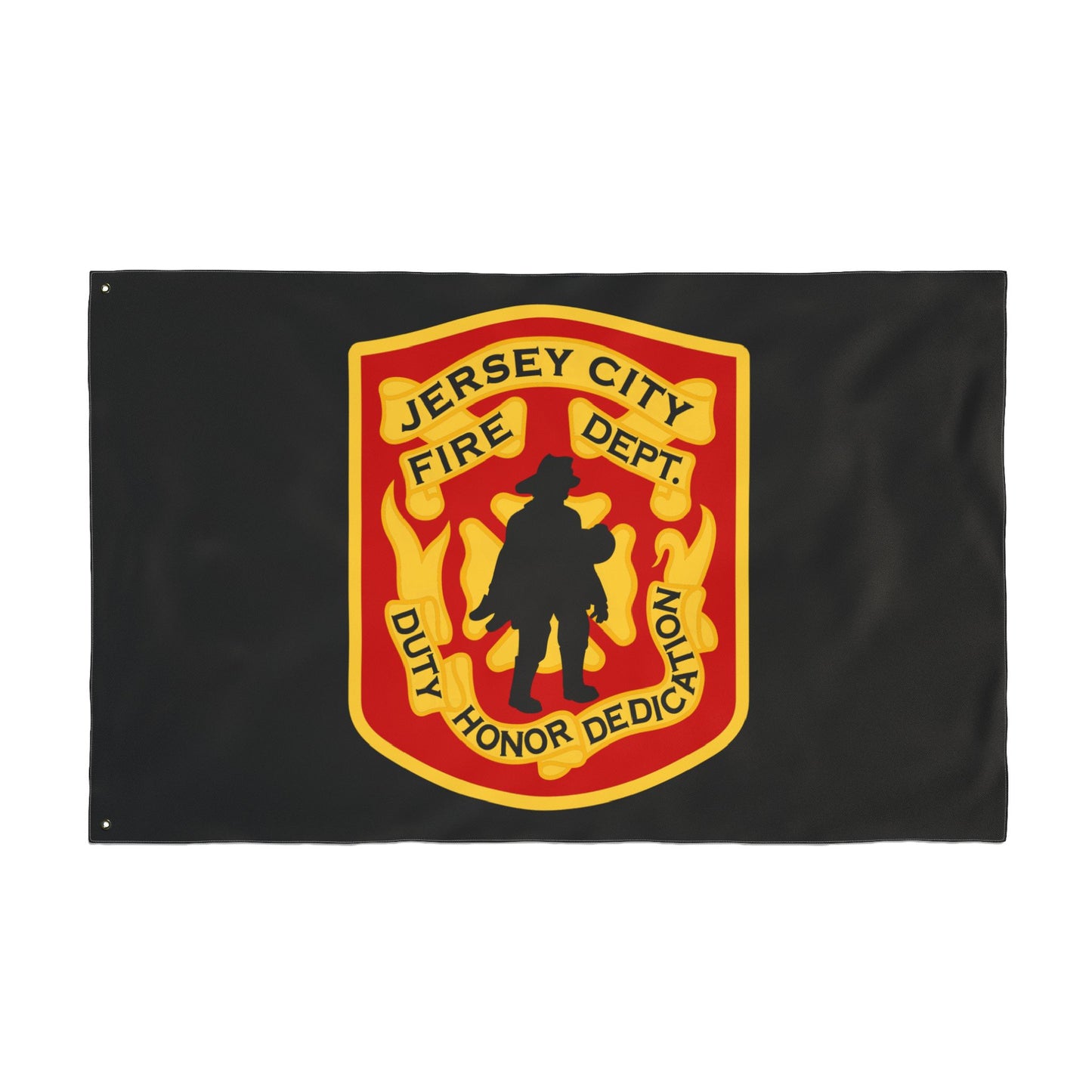 Jersey City Fire Dept. Double-Sided Flag