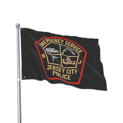 Jersey City Police Emergency Service Double-Sided Flag