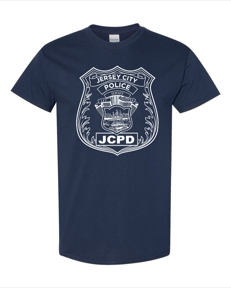 JERSEY CITY POLICE BADGE TSHIRT