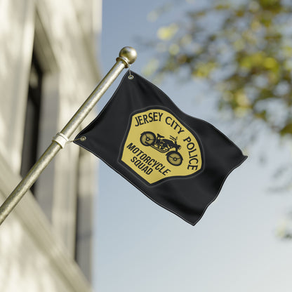 Jersey City Police Motorcycle Squad Original Patch Flag