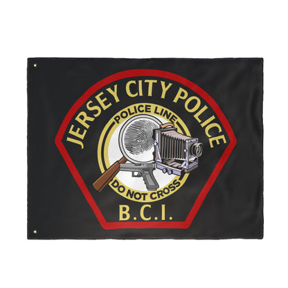 Jersey City Police B.C.I. Double-Sided Flag