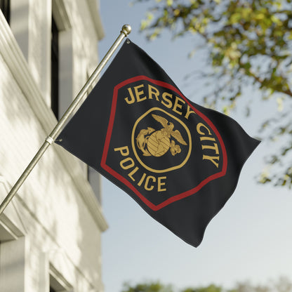 Jersey City Police Marines Double-Sided Flag