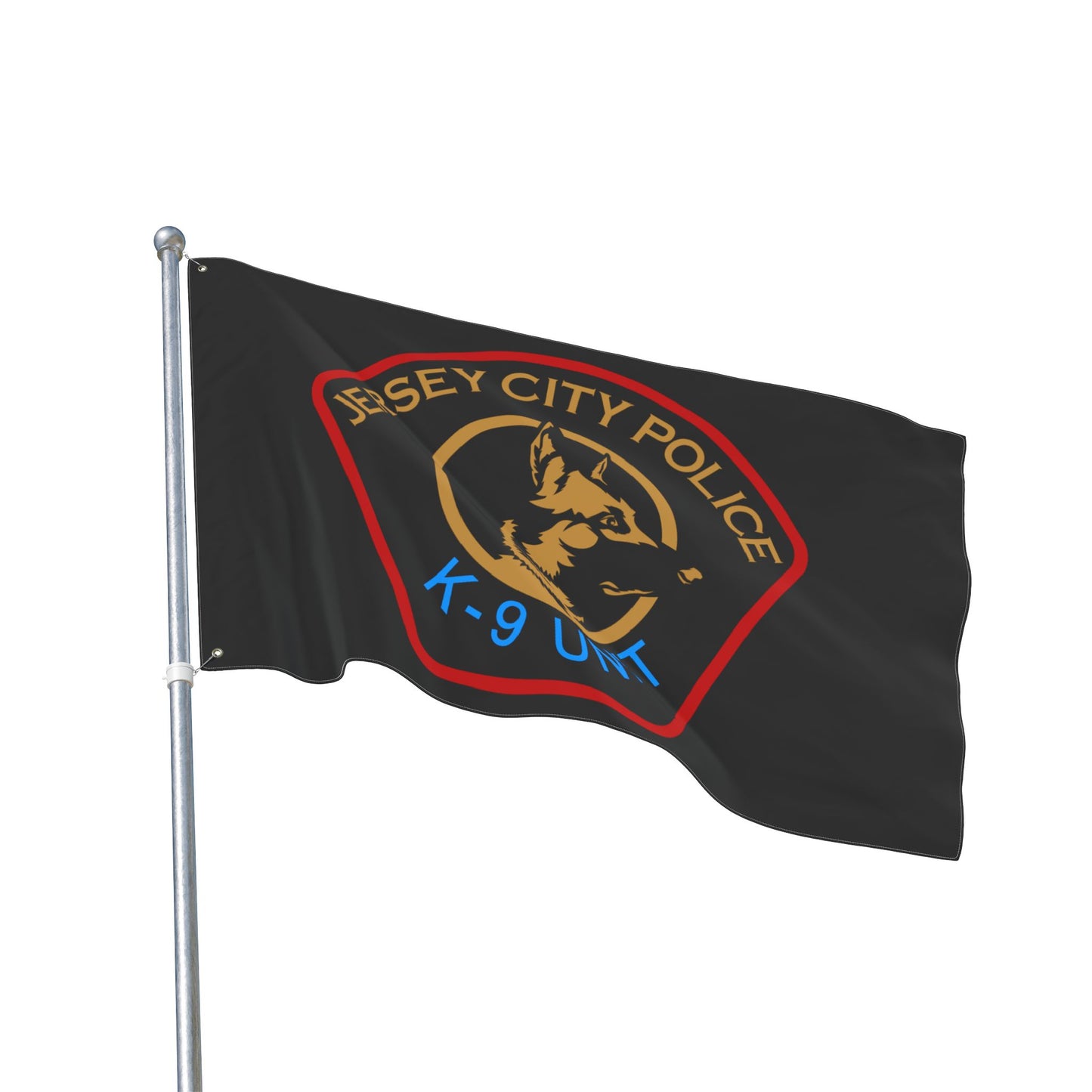Jersey City Police K-9 Unit Flag