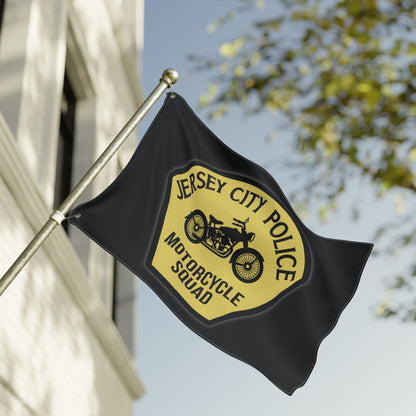 Jersey City Police Motorcycle Squad Original Patch Flag
