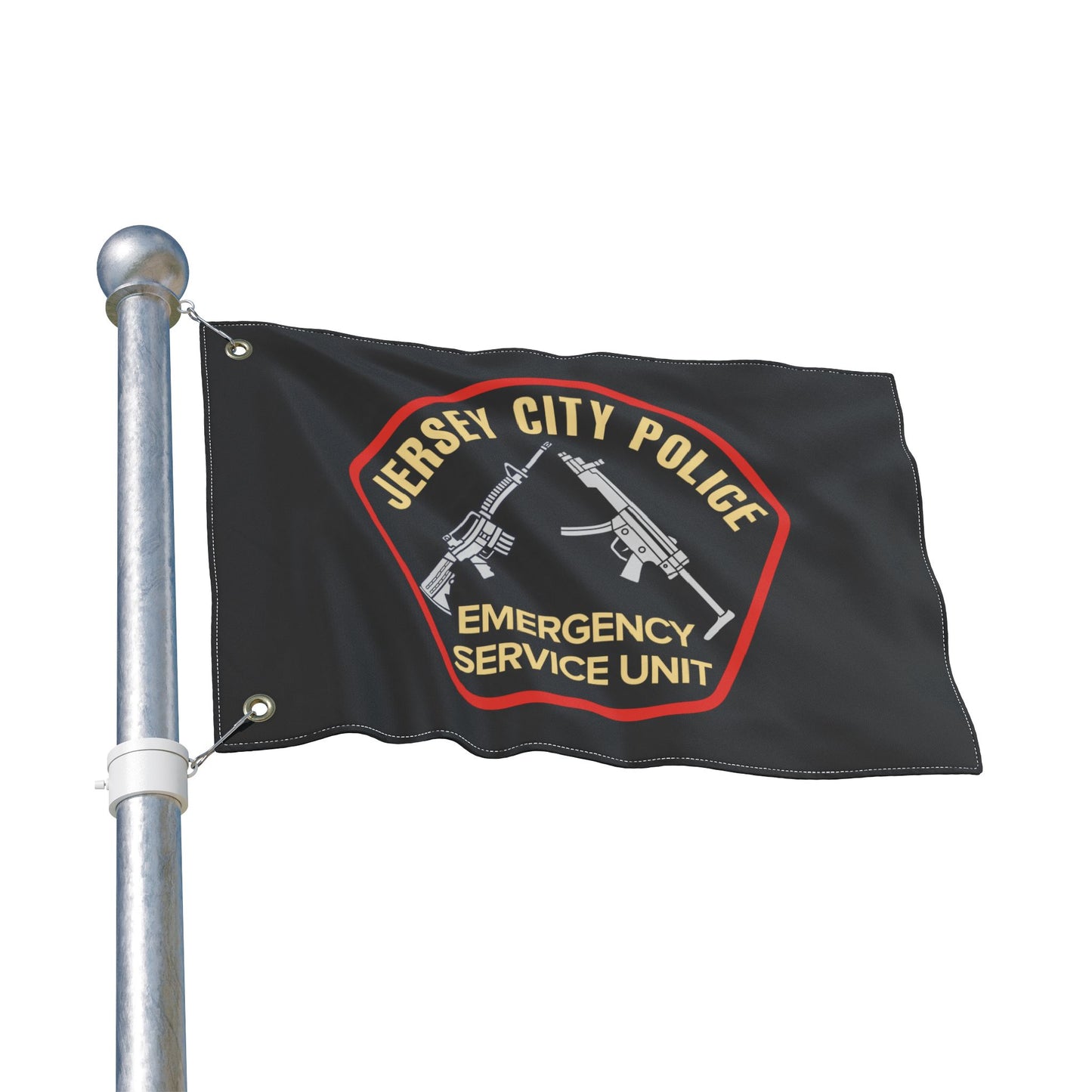 Jersey City Police Emergency Service Unit Current Patch Flag