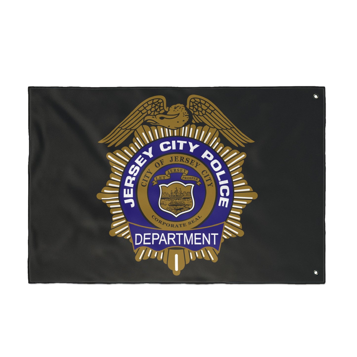 Jersey City Police Department Double-Sided Flag