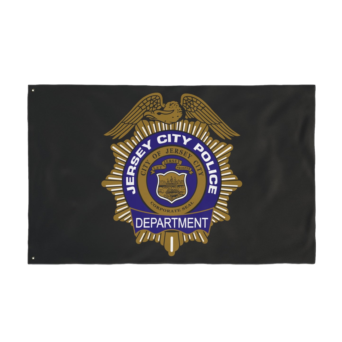 Jersey City Police Department Double-Sided Flag