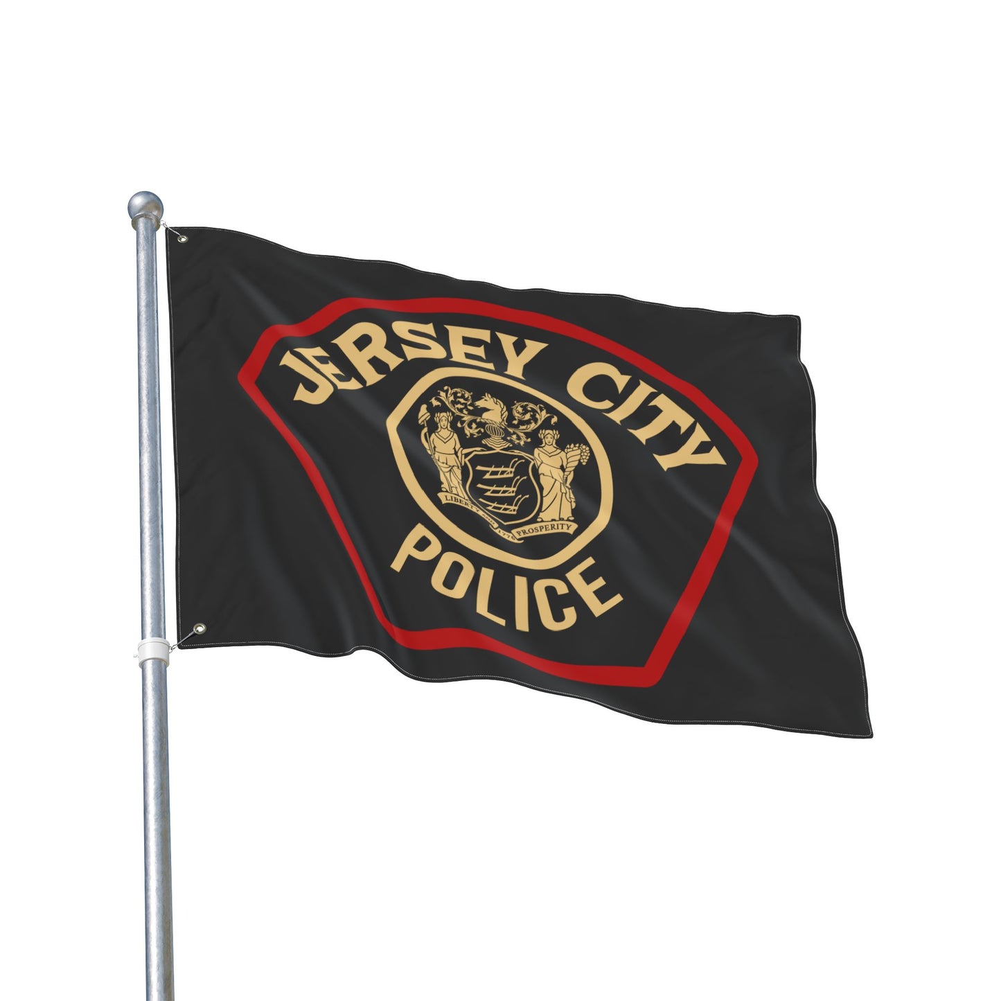 Jersey City Police Double-Sided Flag