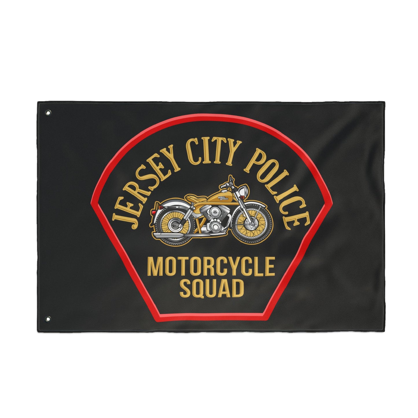 Jersey City Police Motorcycle Squad Double-Sided Flag