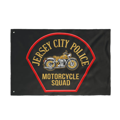 Jersey City Police Motorcycle Squad Double-Sided Flag