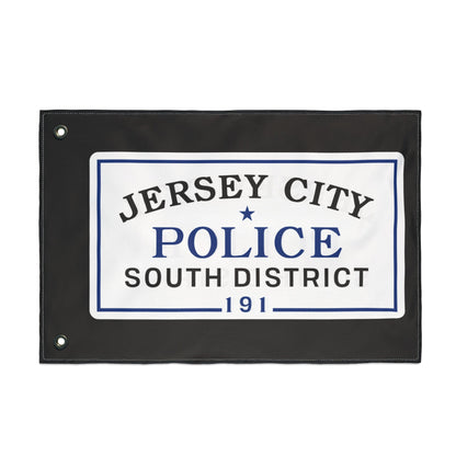 Jersey City Police South District Double-Sided Flag