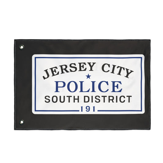 Jersey City Police South District Double-Sided Flag