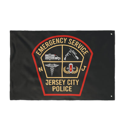 Jersey City Police Emergency Service Double-Sided Flag
