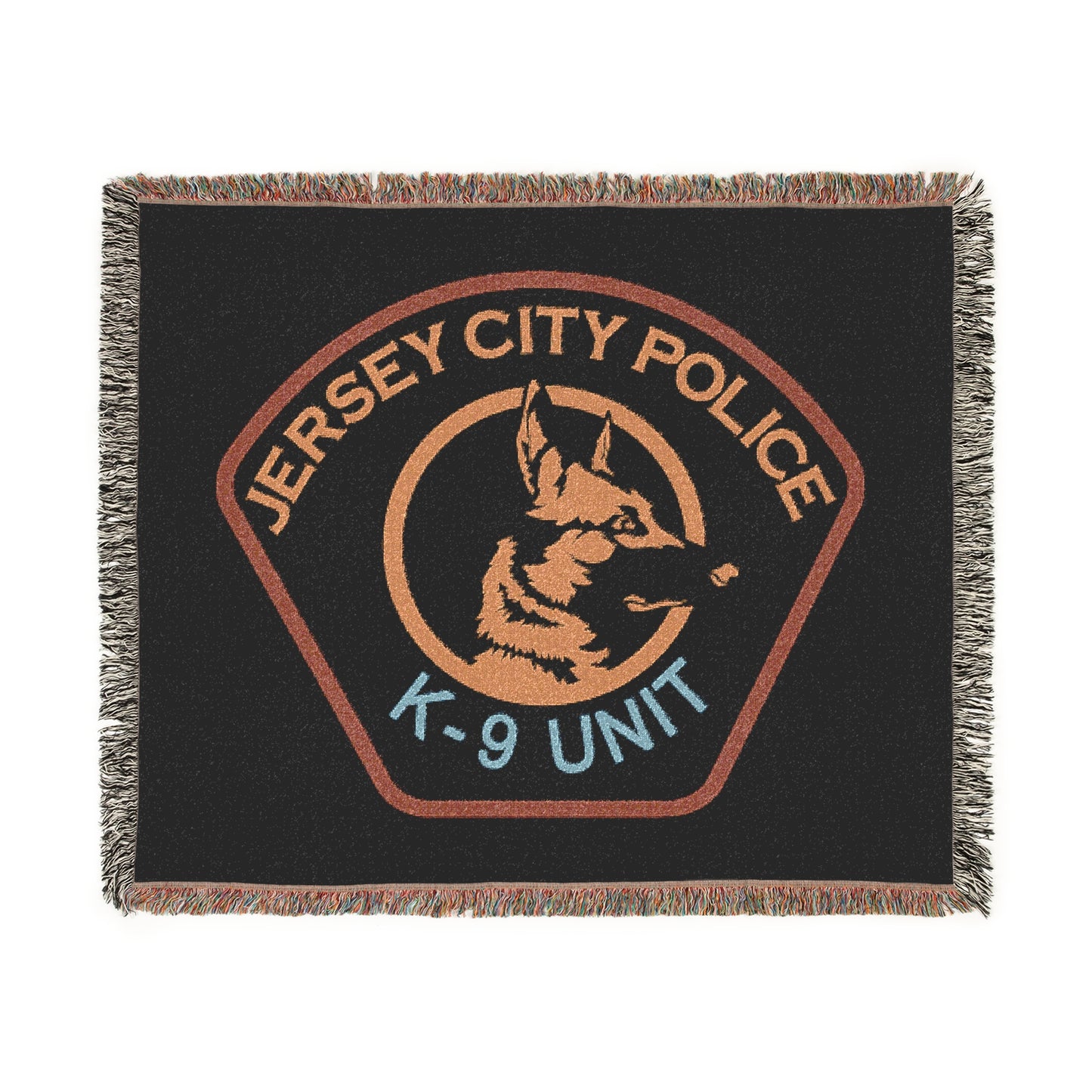 Jersey City Police K-9 Unit Woven Blanket