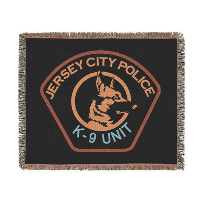 Jersey City Police K-9 Unit Woven Blanket