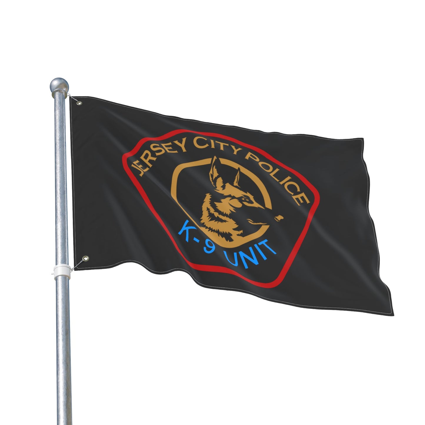 Jersey City Police K-9 Unit Flag