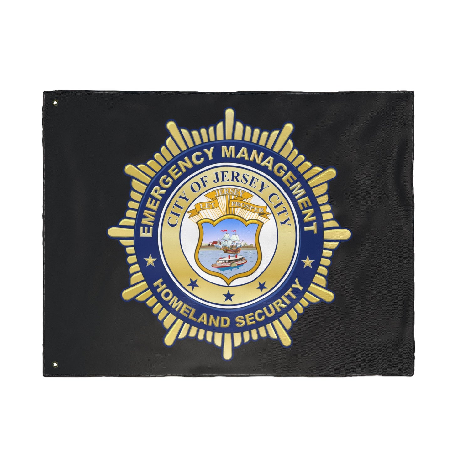 Jersey City Emergency Management Double-Sided Flag