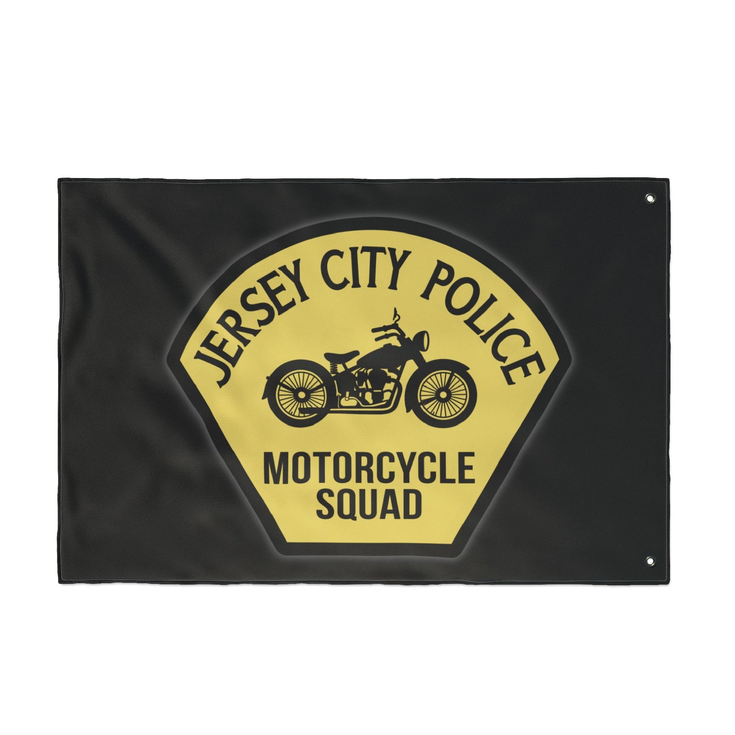 Jersey City Police Motorcycle Squad Original Patch Flag