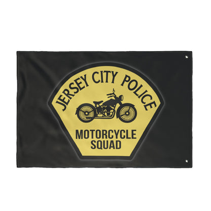 Jersey City Police Motorcycle Squad Original Patch Flag