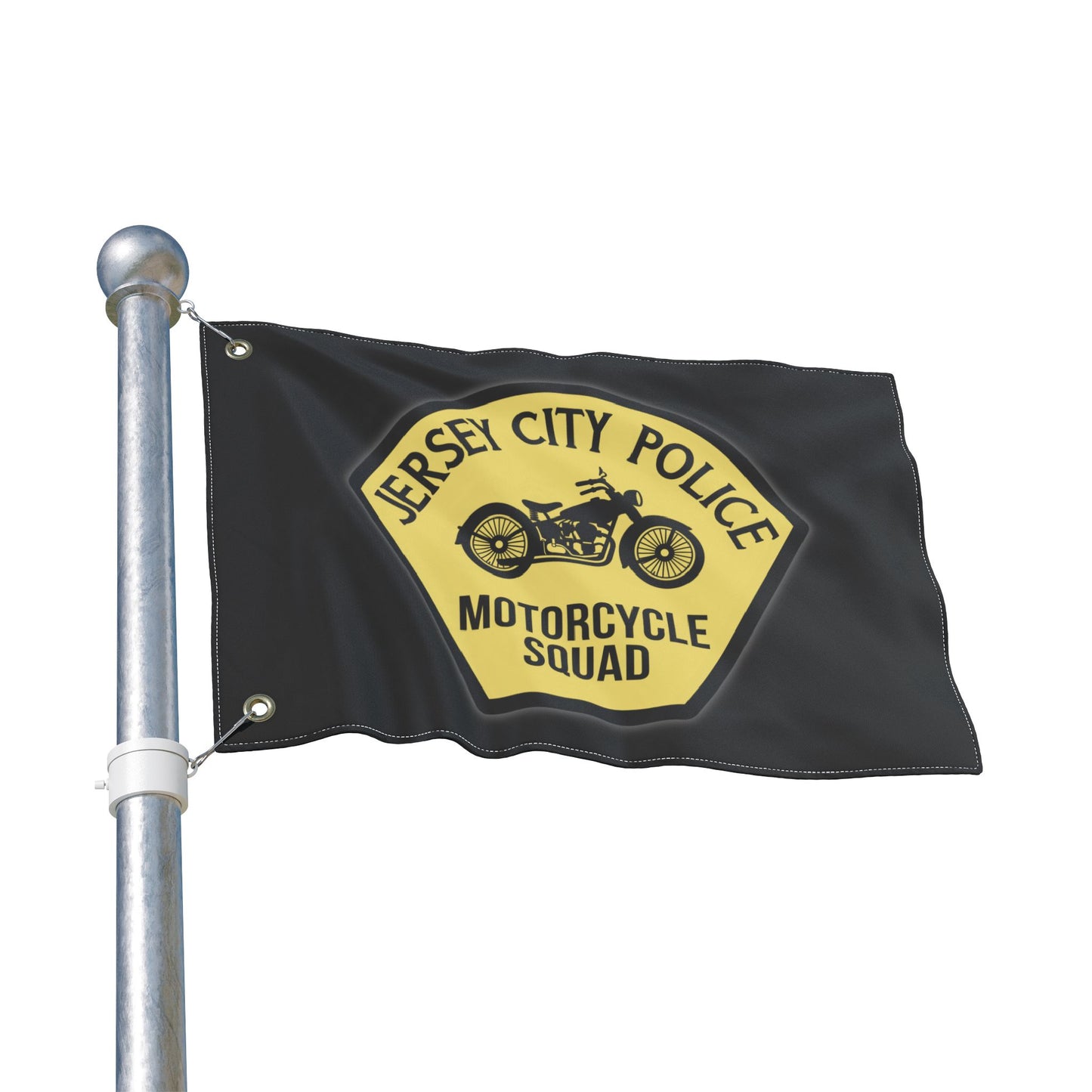 Jersey City Police Motorcycle Squad Original Patch Flag