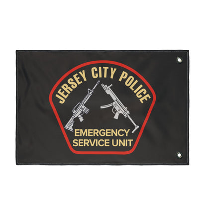 Jersey City Police Emergency Service Unit Current Patch Flag