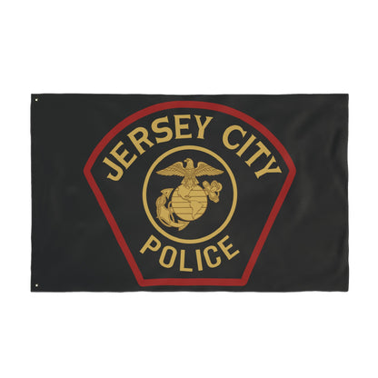 Jersey City Police Marines Double-Sided Flag