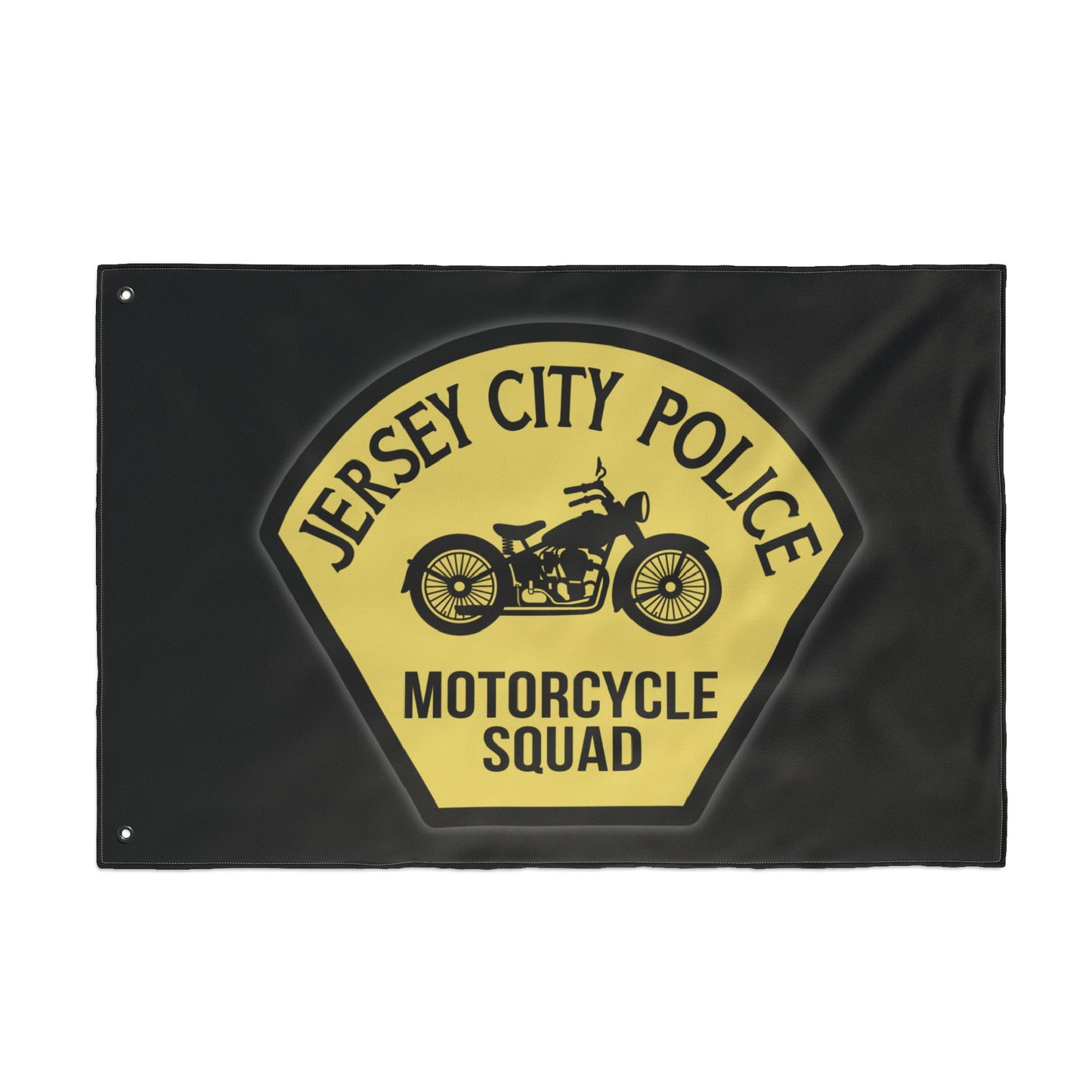 Jersey City Police Motorcycle Squad Original Patch Flag