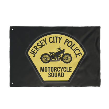 Jersey City Police Motorcycle Squad Original Patch Flag