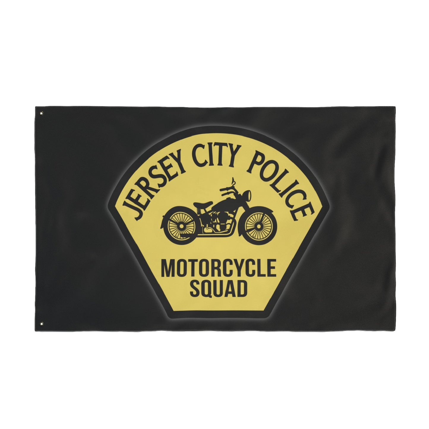 Jersey City Police Motorcycle Squad Original Patch Flag