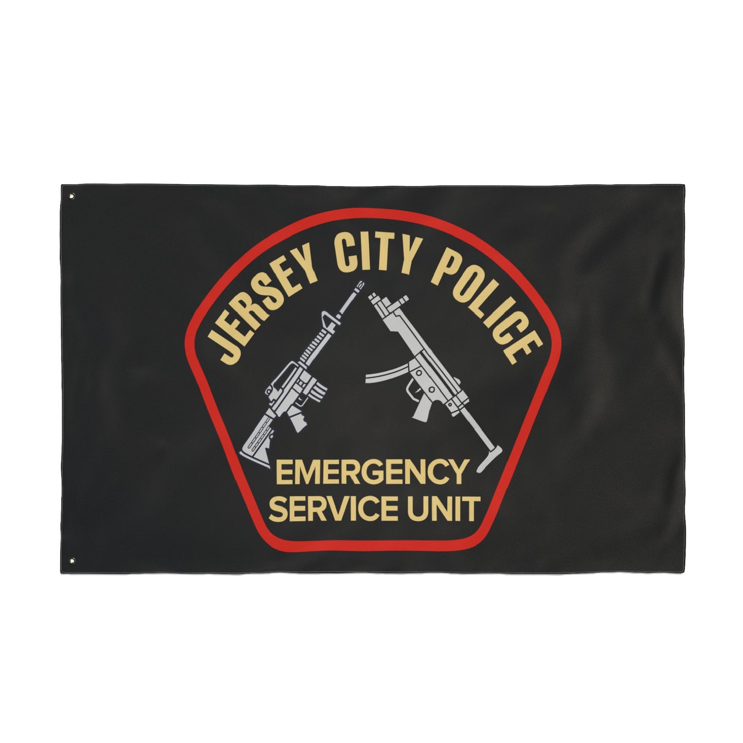 Jersey City Police Emergency Service Unit Current Patch Flag