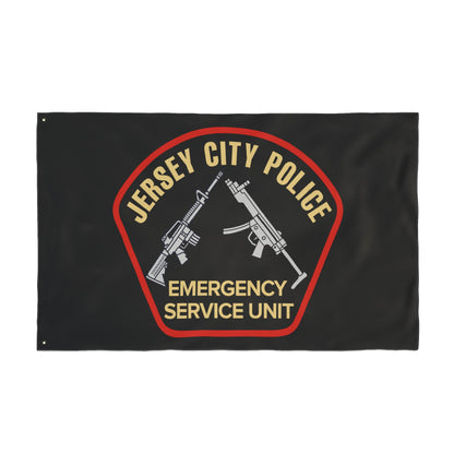Jersey City Police Emergency Service Unit Current Patch Flag