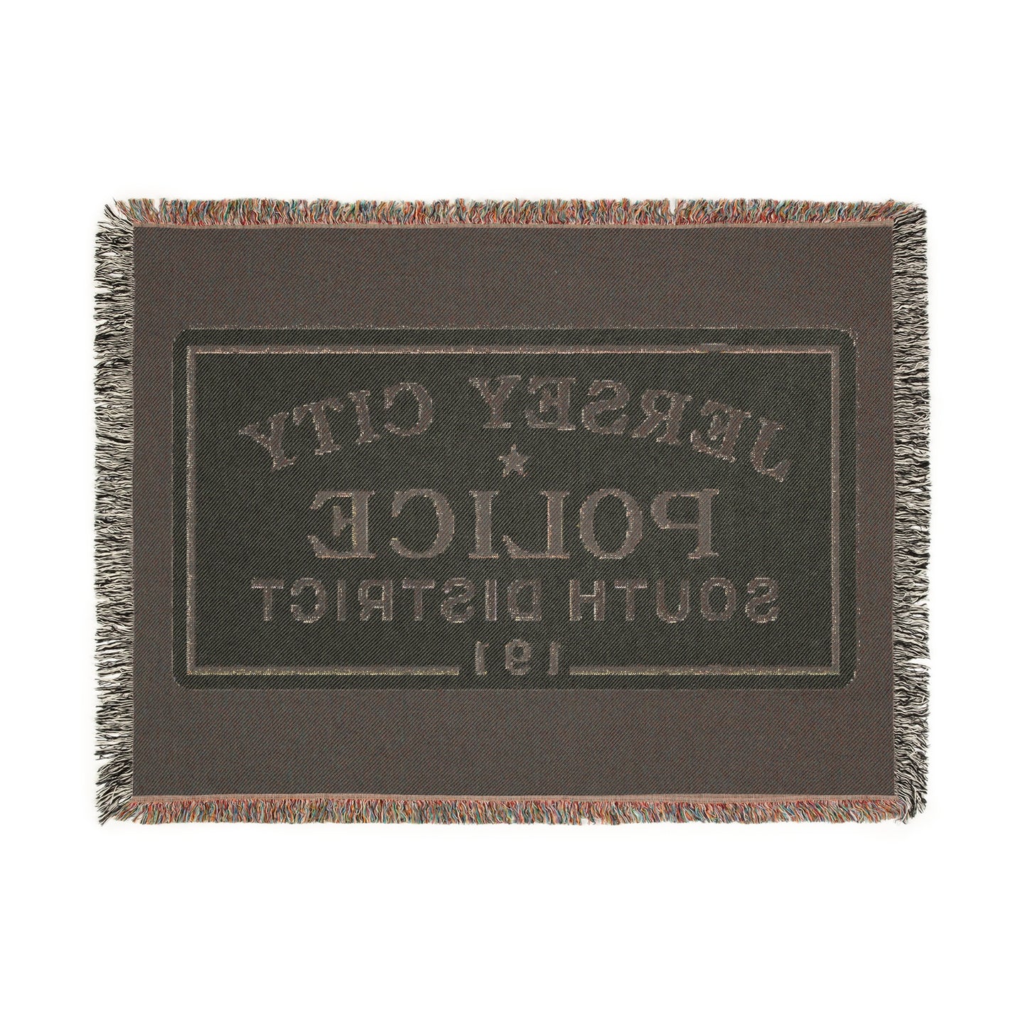 Jersey City Police South District Woven Blanket