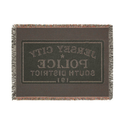 Jersey City Police South District Woven Blanket