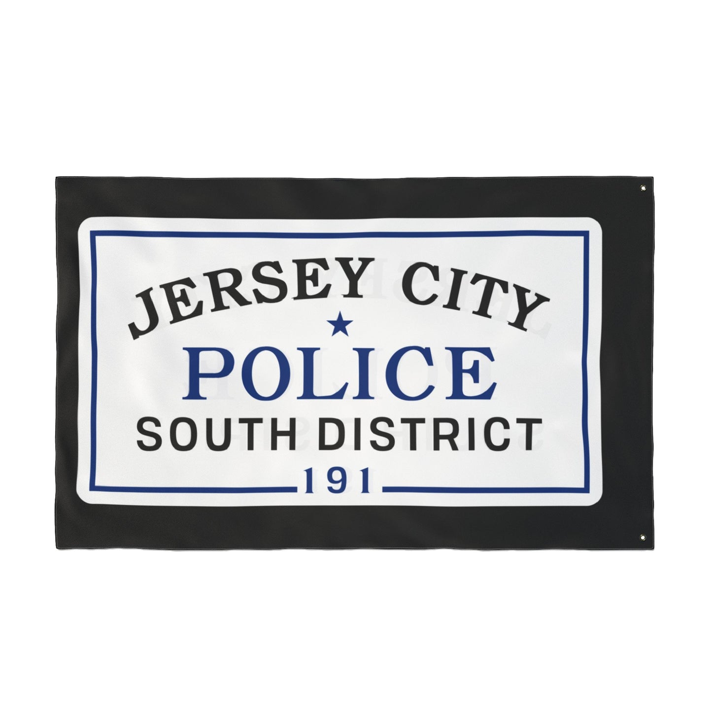 Jersey City Police South District Double-Sided Flag