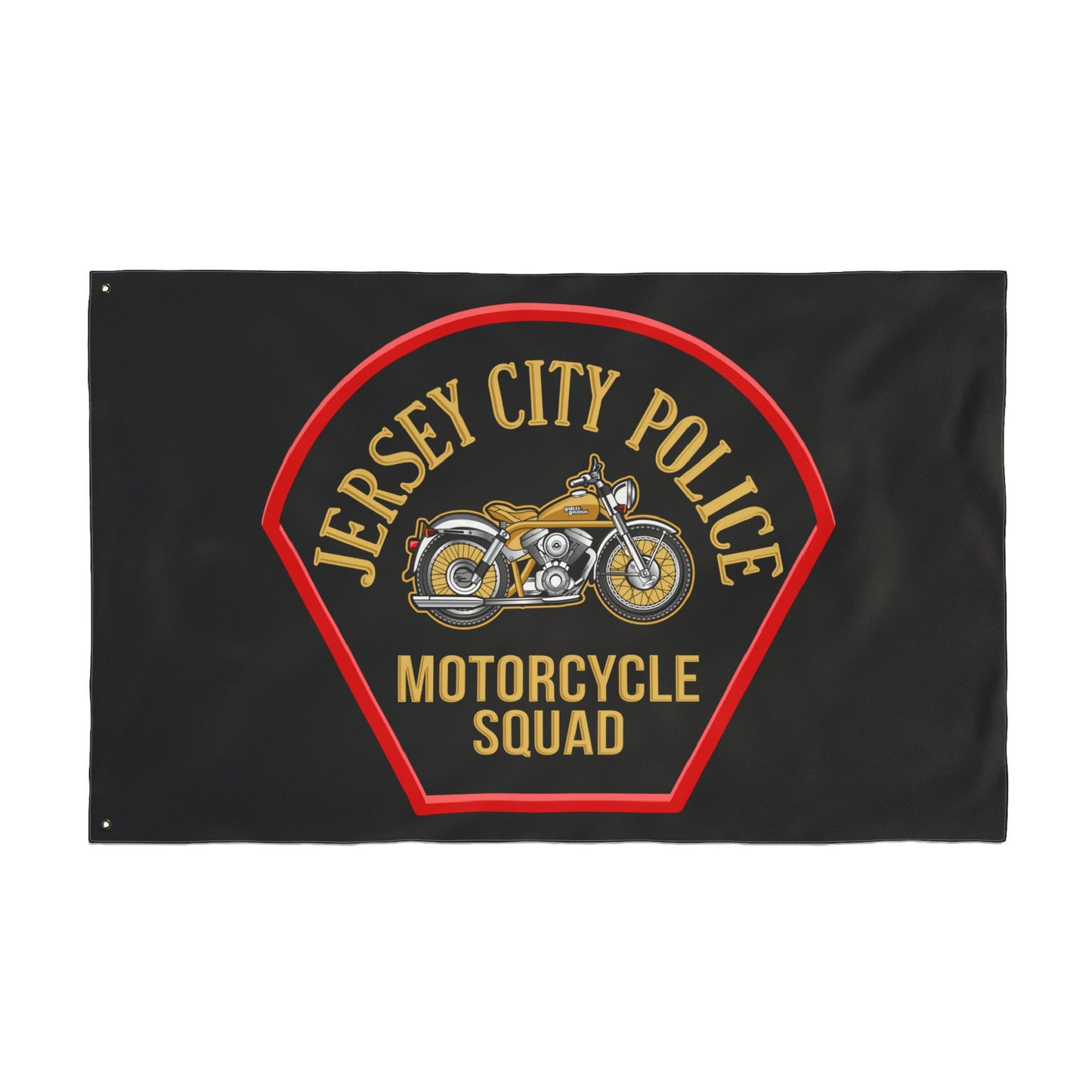 Jersey City Police Motorcycle Squad Double-Sided Flag