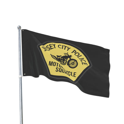 Jersey City Police Motorcycle Squad Original Patch Flag