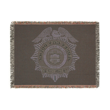 Jersey City Police Seal Woven Blanket
