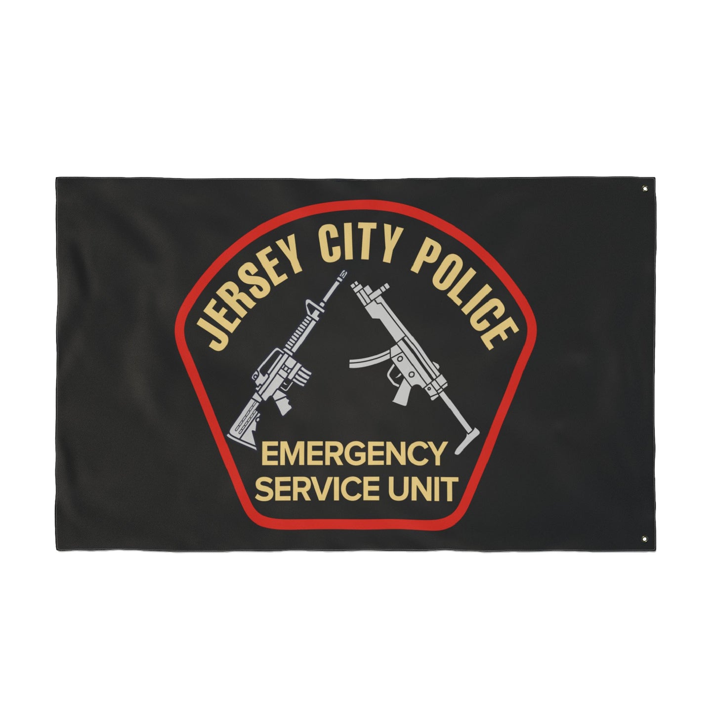 Jersey City Police Emergency Service Unit Current Patch Flag