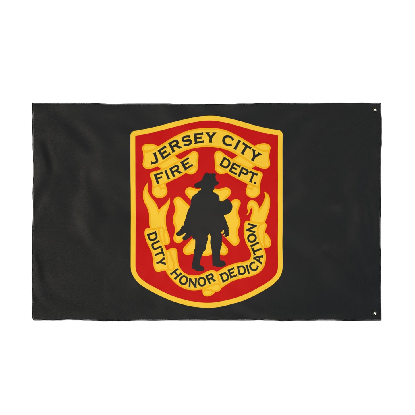 Jersey City Fire Dept. Double-Sided Flag