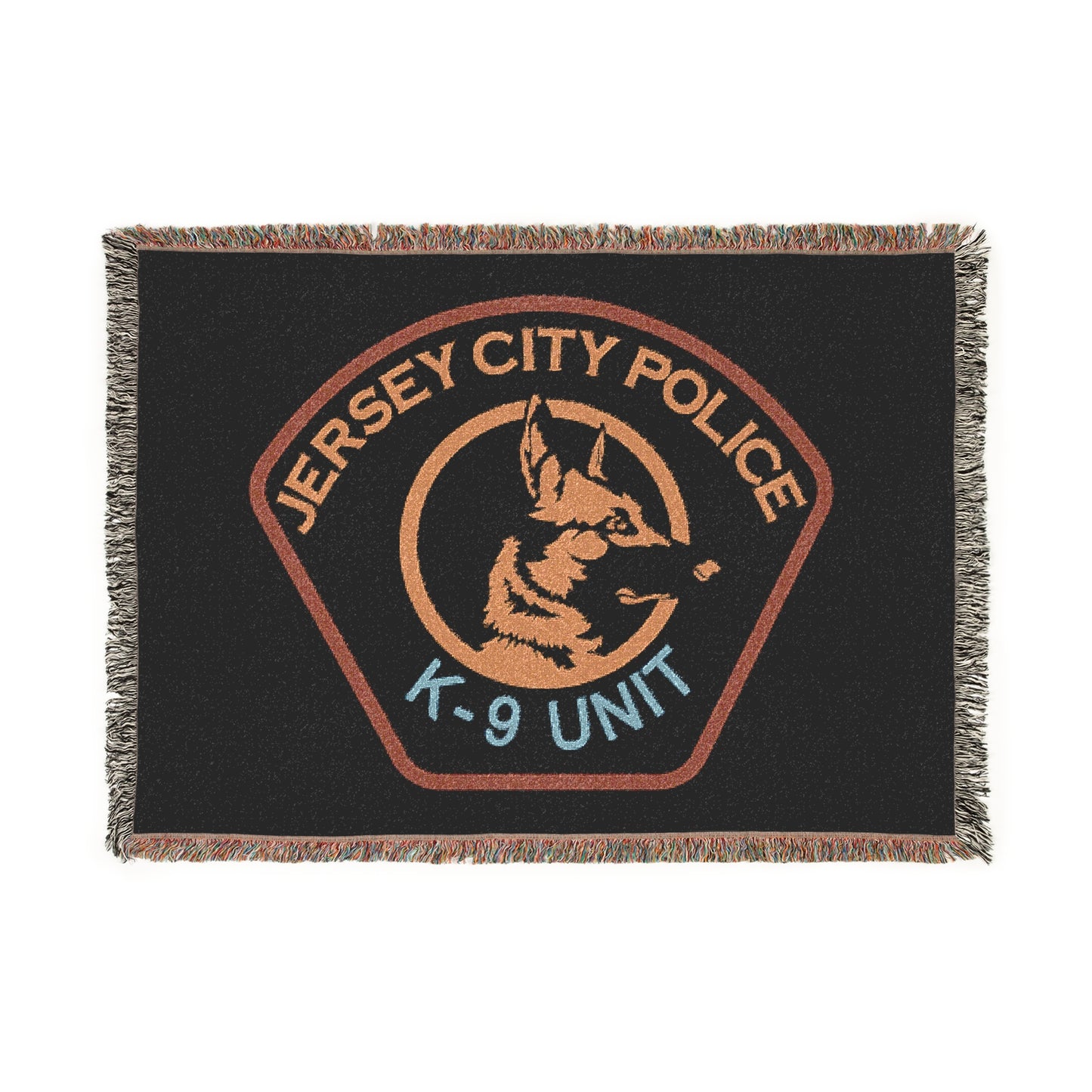 Jersey City Police K-9 Unit Woven Blanket