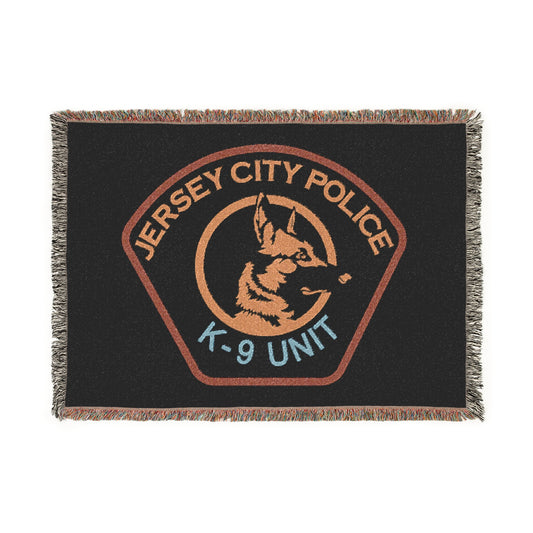 Jersey City Police K-9 Unit Woven Blanket