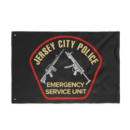 Jersey City Police Emergency Service Unit Current Patch Flag