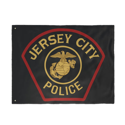 Jersey City Police Marines Double-Sided Flag