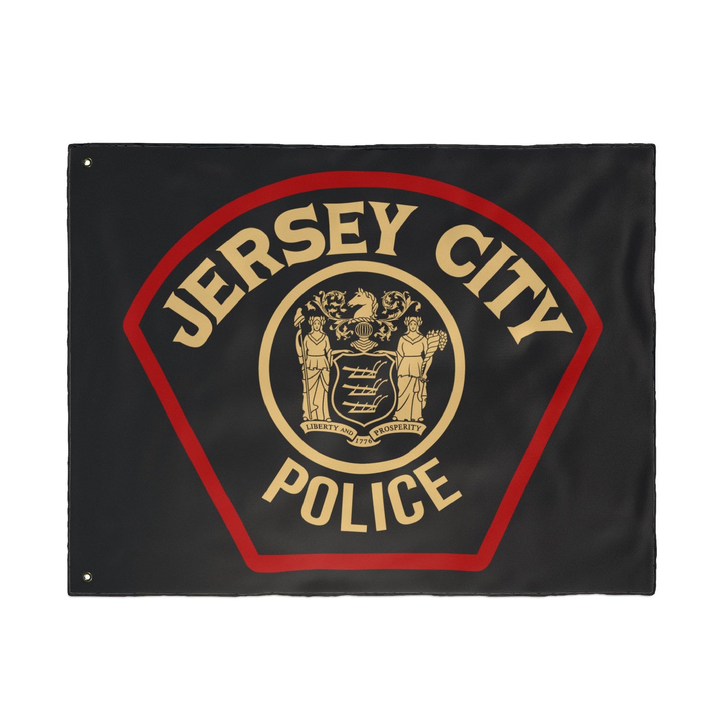 Jersey City Police Double-Sided Flag