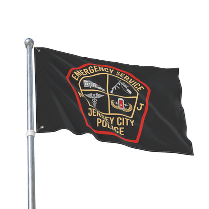 Jersey City Police Emergency Service Double-Sided Flag