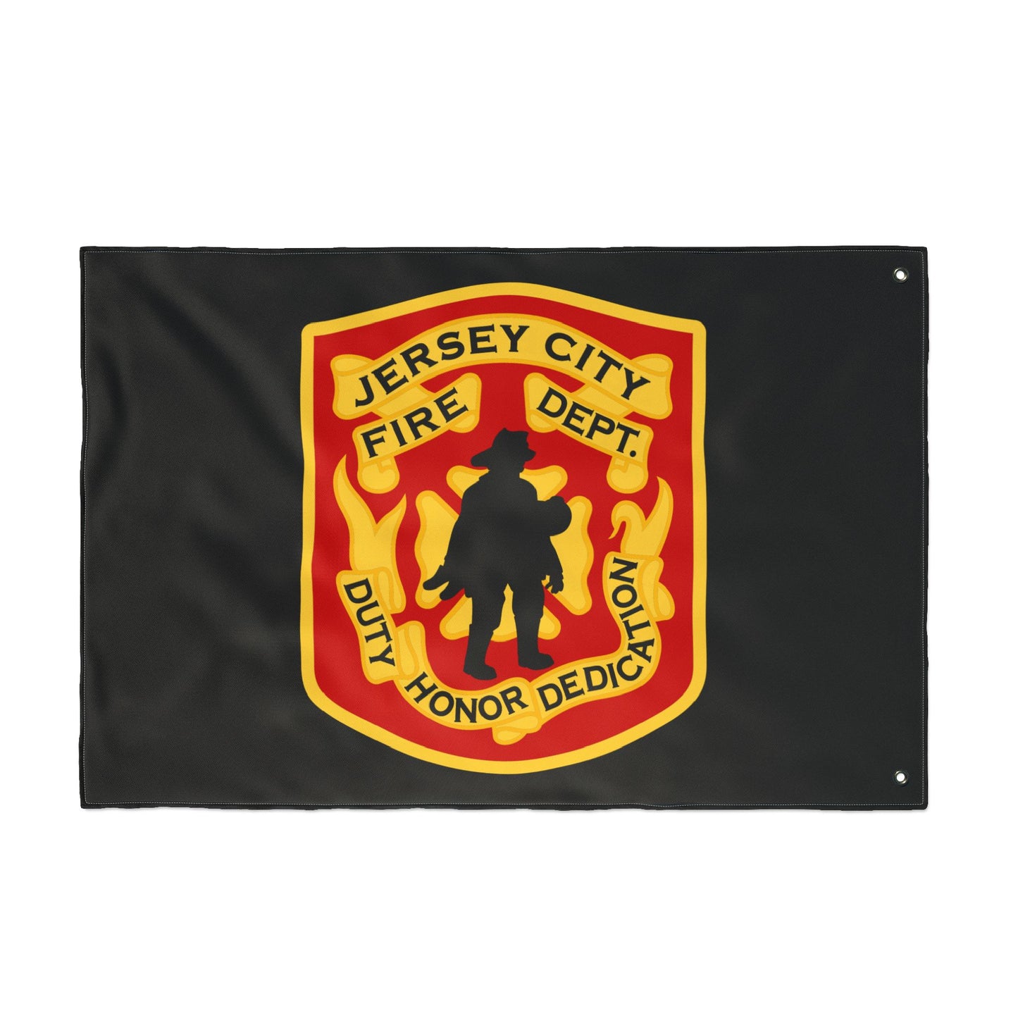 Jersey City Fire Dept. Double-Sided Flag